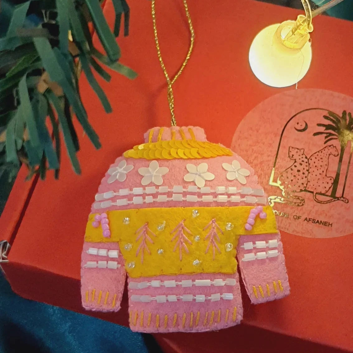 PINK SNOWFLAKE JUMPER