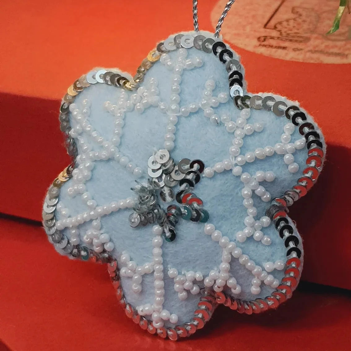 SNOWFLAKE IN A FLOWER