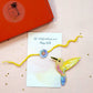 Phool Rakhi & Yellow Hummingbird Brooch